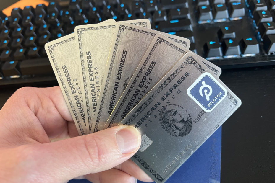 Holding five American Express Platinum cards