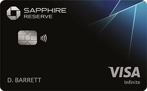 Chase Sapphire Reserve® card art