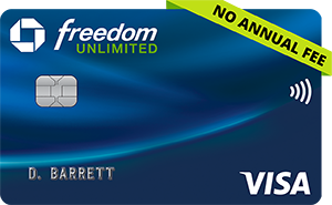 Chase Freedom Unlimited® card art